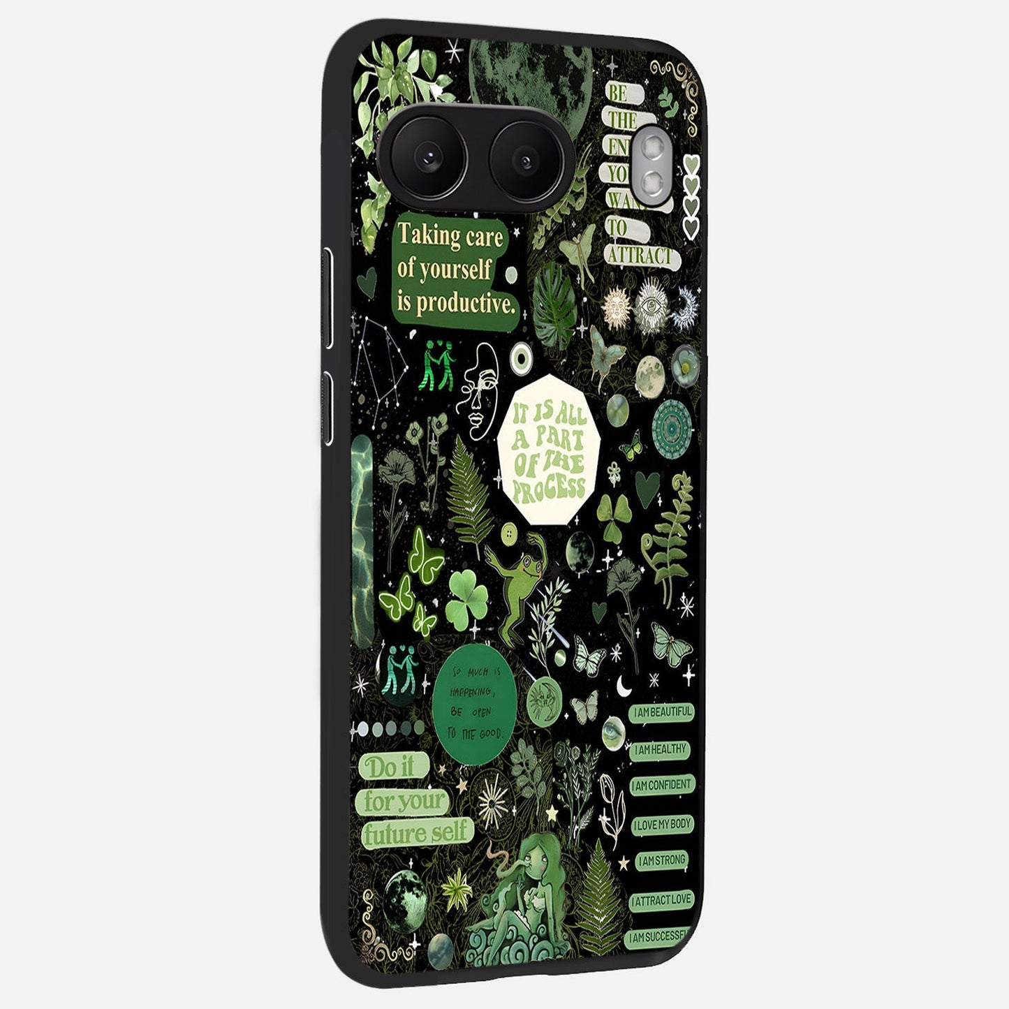 Green Mandala Pattern back cover For Oneplus Nord 4 slim fit glass case with vibrant aesthetic design