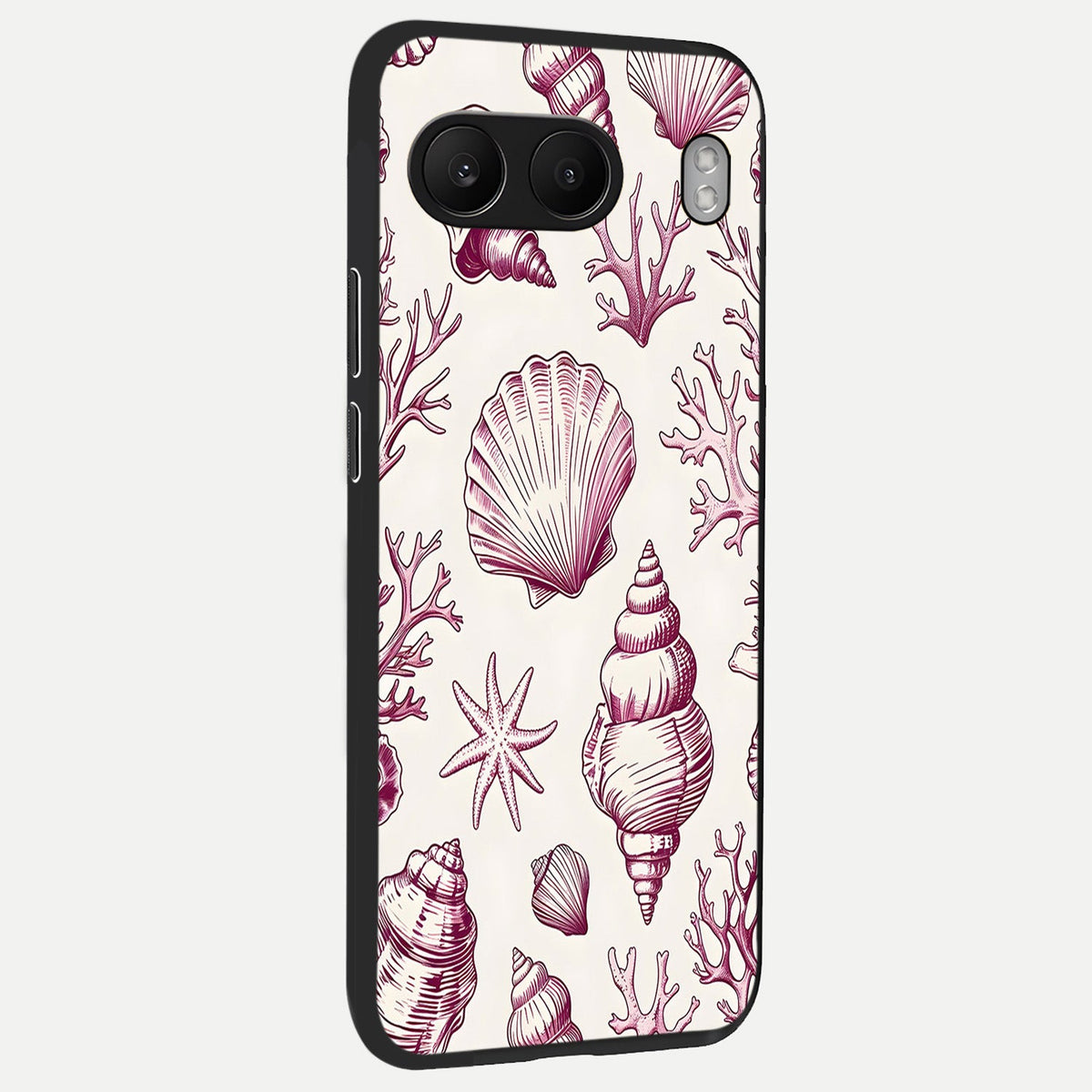 Pink Power Sparks back cover For Oneplus Nord 4 slim fit glass case with vibrant aesthetic design