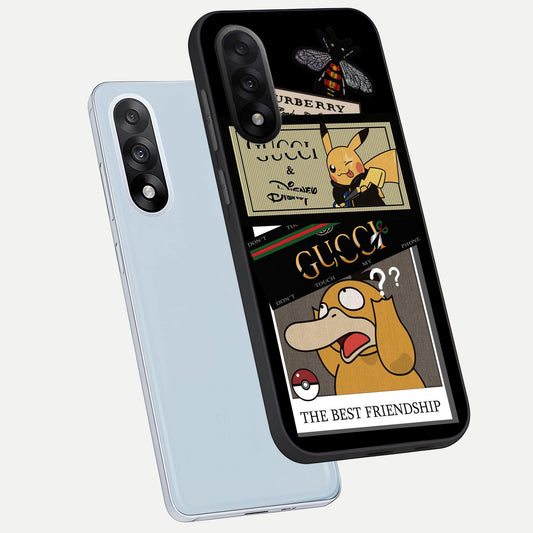 Cartoon Brand Play Mashup phone case For Oneplus Nord 5 showing premium glass back cover with detailed artwork