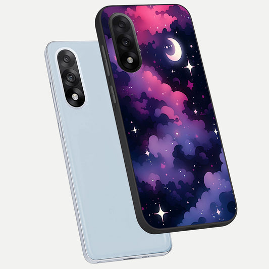 Celestial Moon Magic phone case For Oneplus Nord 5 showing premium glass back cover with detailed artwork