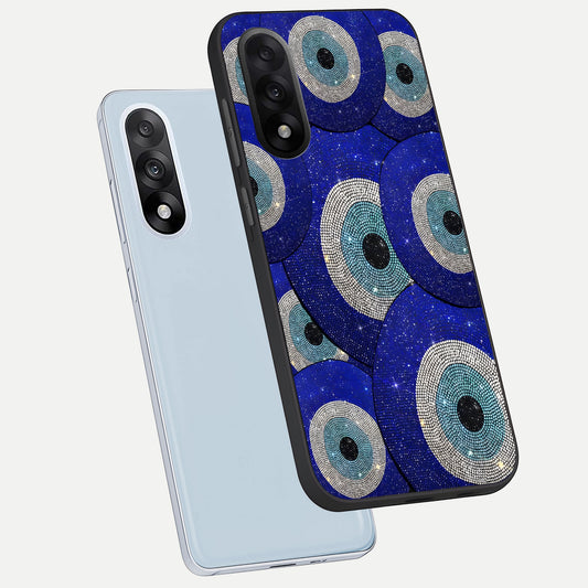 Galaxy Eye Flow phone case For Oneplus Nord 5 showing premium glass back cover with detailed artwork