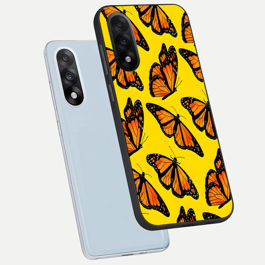 Golden Wing Flight phone case For Oneplus Nord 5 showing premium glass back cover with detailed artwork