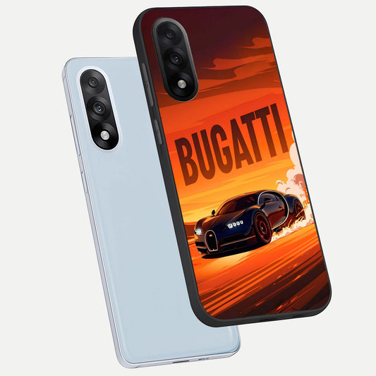 Inferno Bugatti Storm phone case For Oneplus Nord 5 showing premium glass back cover with detailed artwork