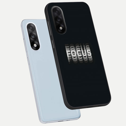 Mono Focus Vision phone case For Oneplus Nord 5 showing premium glass back cover with detailed artwork
