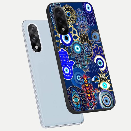 Mystic Palm Guard phone case For Oneplus Nord 5 showing premium glass back cover with detailed artwork