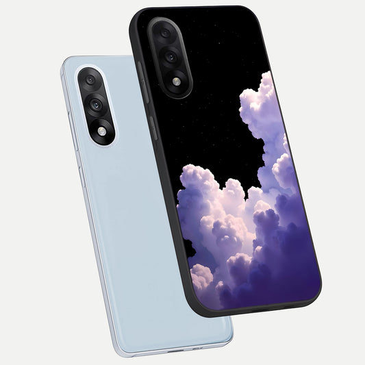 Starlit Night Whispers phone case For Oneplus Nord 5 showing premium glass back cover with detailed artwork