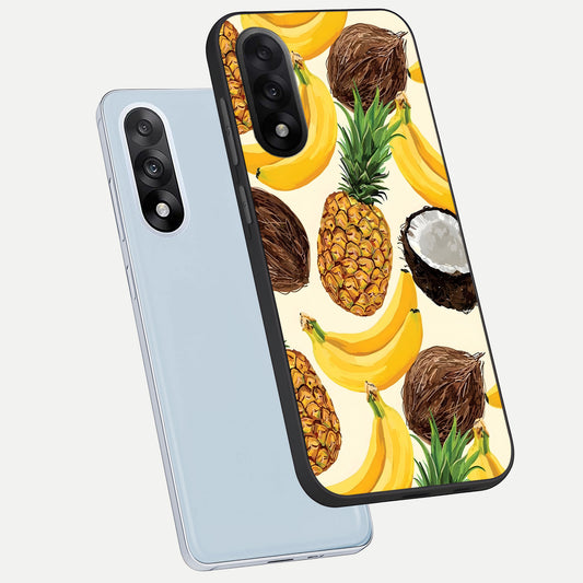 Tropical Fruit Mood phone case For Oneplus Nord 5 showing premium glass back cover with detailed artwork