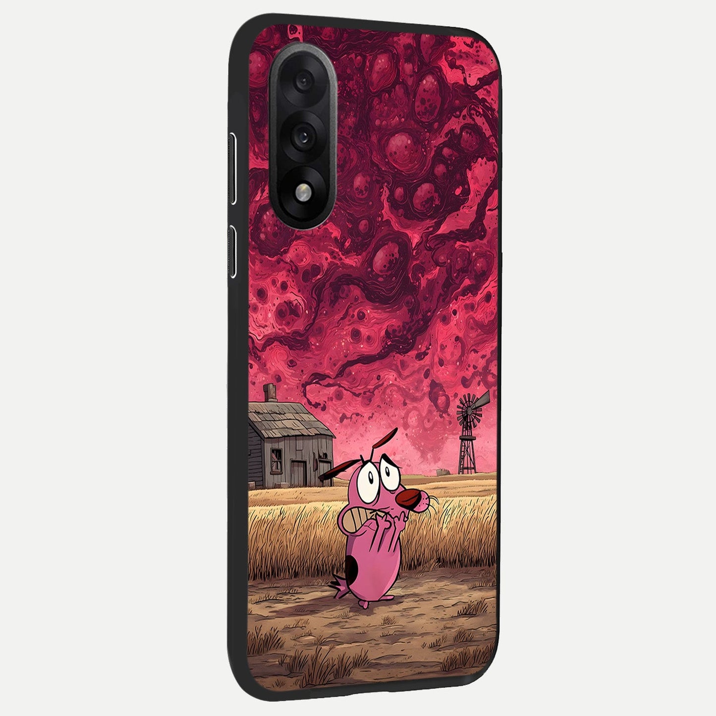 Courage Under Sky back cover For Oneplus Nord 5 slim fit glass case with vibrant aesthetic design