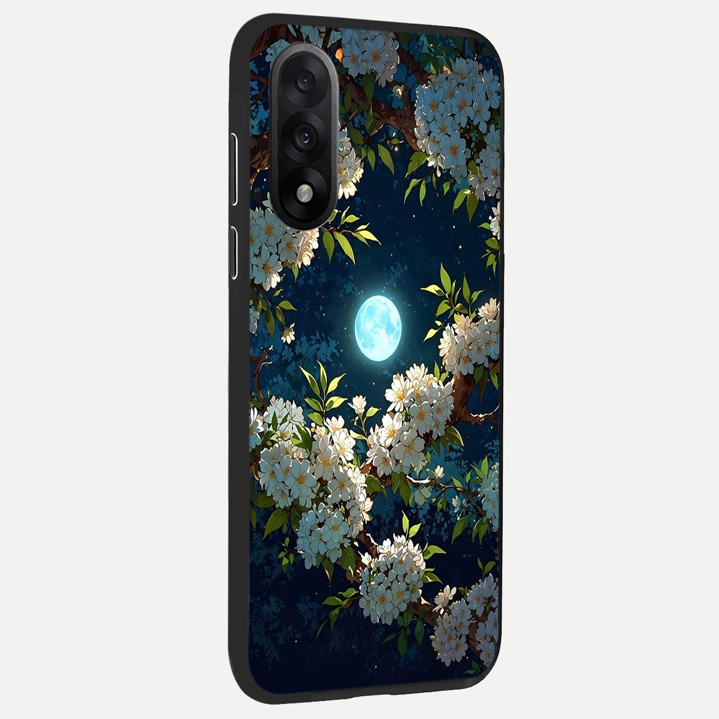 Moonlit Blossom Dream back cover For Oneplus Nord 5 slim fit glass case with vibrant aesthetic design