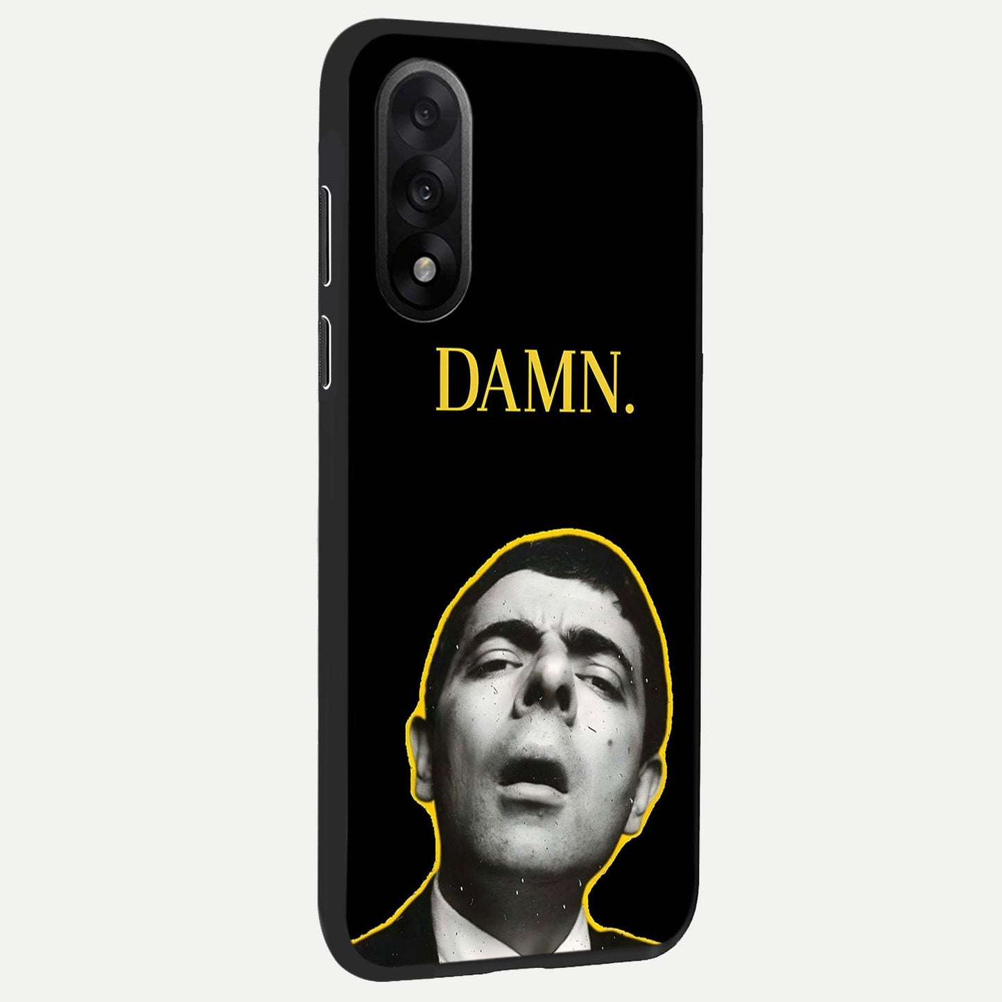 Mr Bean Damn back cover For Oneplus Nord 5 slim fit glass case with vibrant aesthetic design