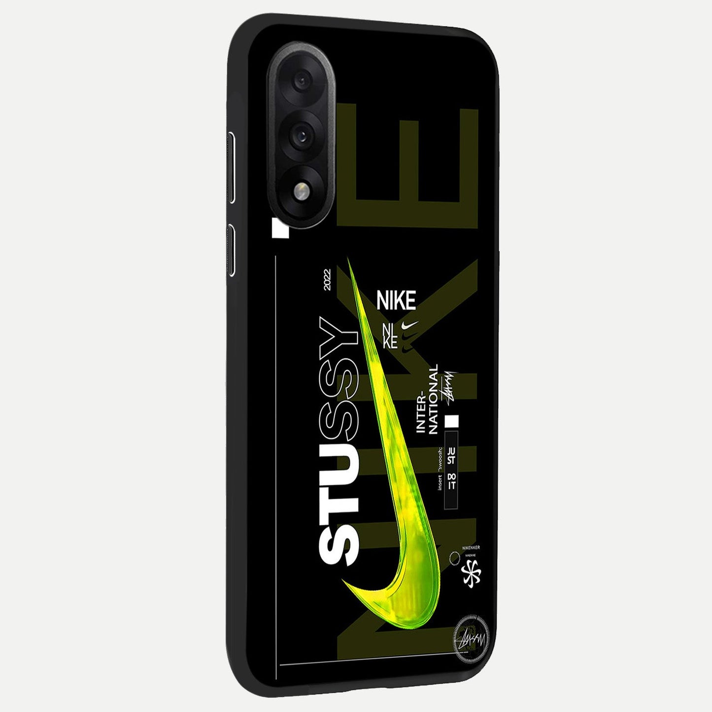 Neon Street Edition back cover For Oneplus Nord 5 slim fit glass case with vibrant aesthetic design