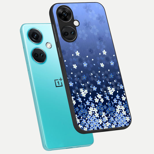 Blue Starry phone case For Oneplus Nord CE3 showing premium glass back cover with detailed artwork