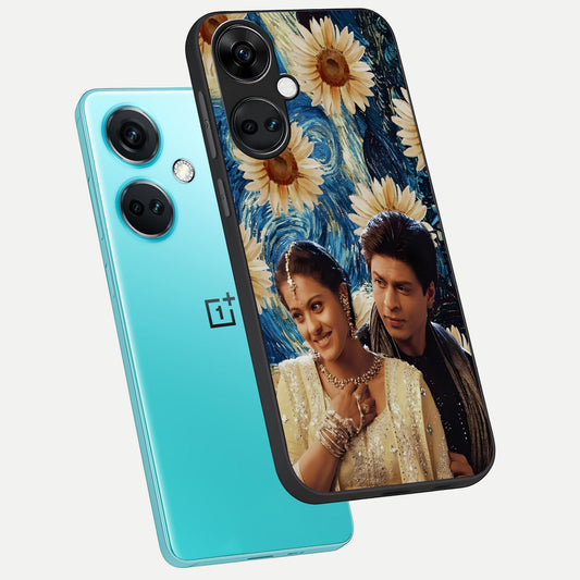 Eternal Love Story phone case For Oneplus Nord CE3 showing premium glass back cover with detailed artwork