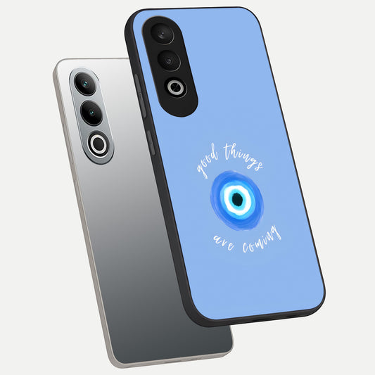 Bright Future Ahead phone case For Oneplus Nord CE4 showing premium glass back cover with detailed artwork
