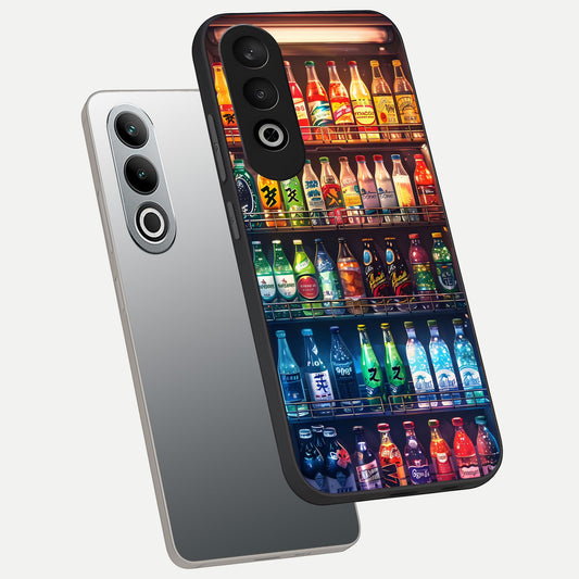 Colorfull Tree phone case For Oneplus Nord CE4 showing premium glass back cover with detailed artwork