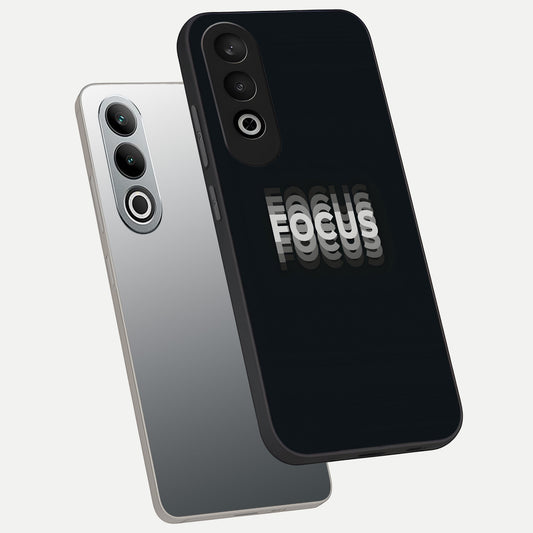 Mono Focus Vision phone case For Oneplus Nord CE4 showing premium glass back cover with detailed artwork
