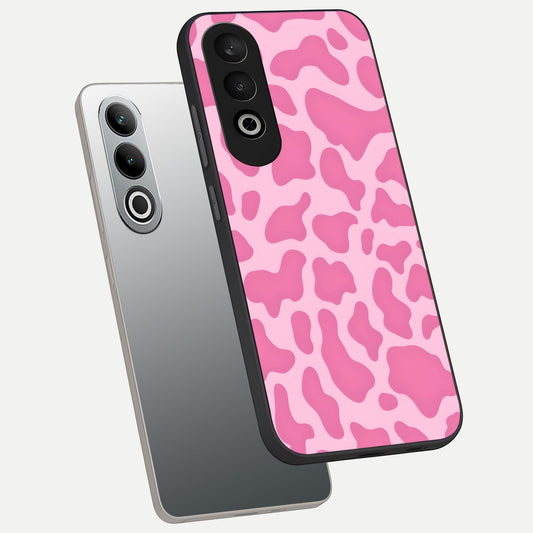 Pinkish Scenery phone case For Oneplus Nord CE4 showing premium glass back cover with detailed artwork