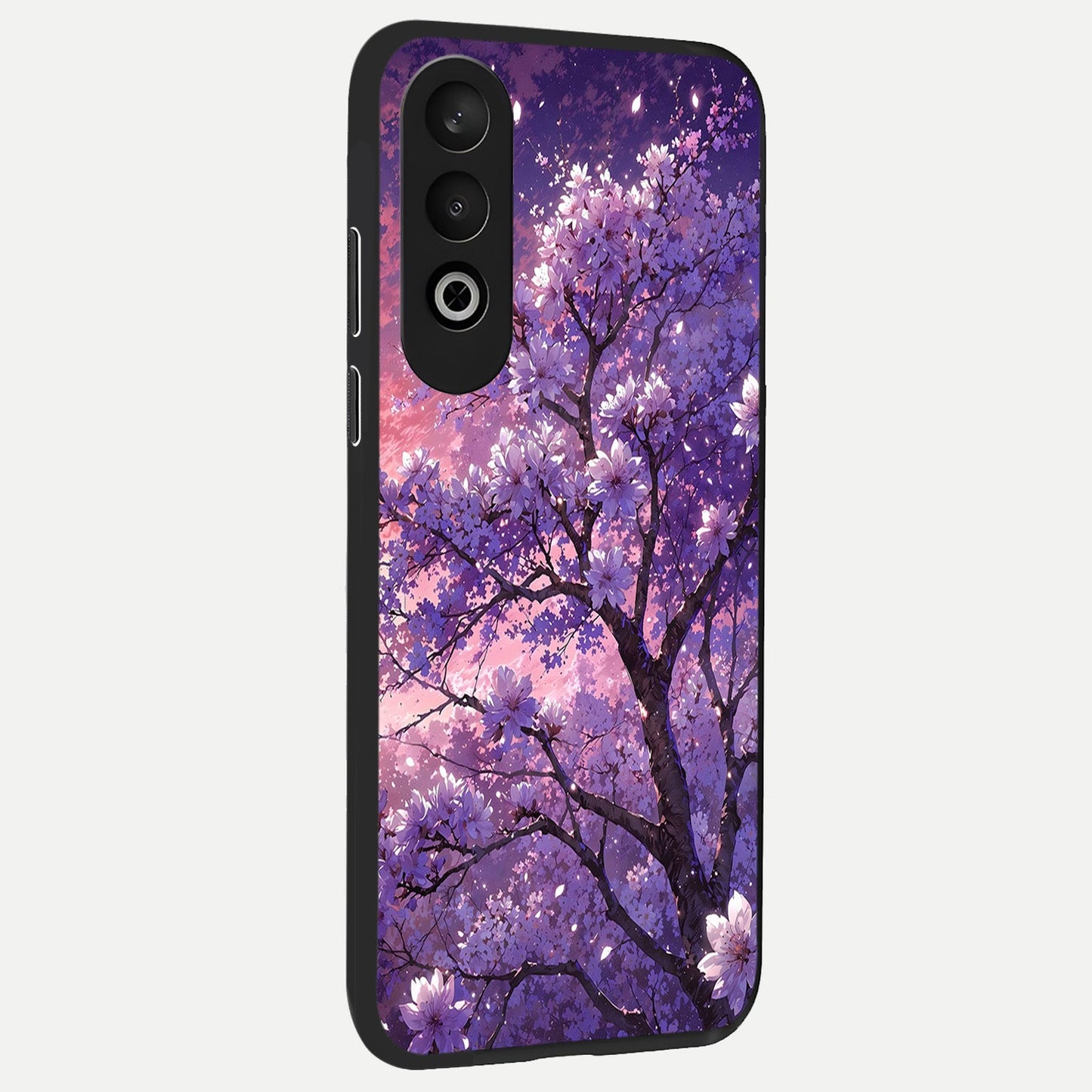 Blossom Tree back cover For Oneplus Nord CE4 slim fit glass case with vibrant aesthetic design