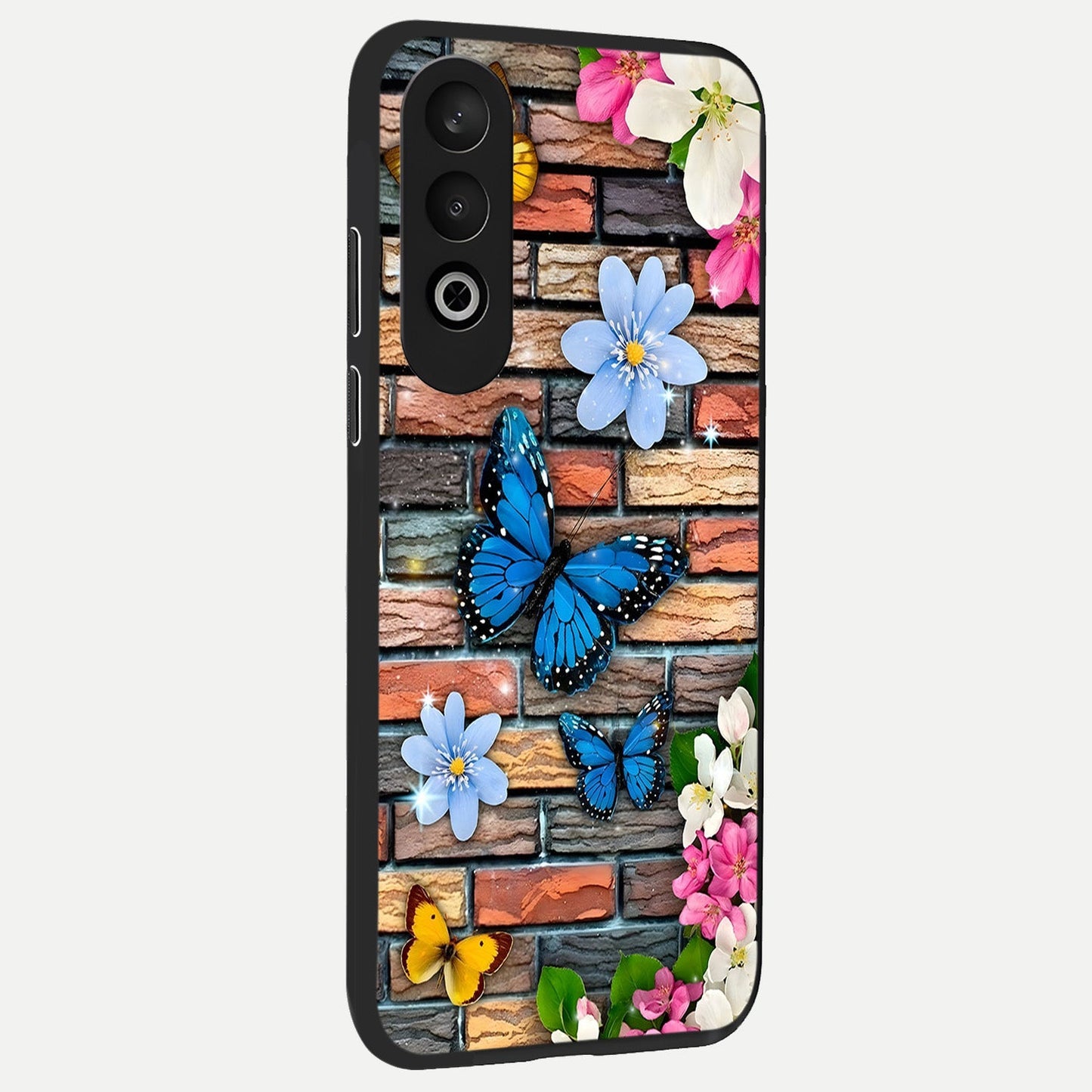 Brick Bloom Flight back cover For Oneplus Nord CE4 slim fit glass case with vibrant aesthetic design