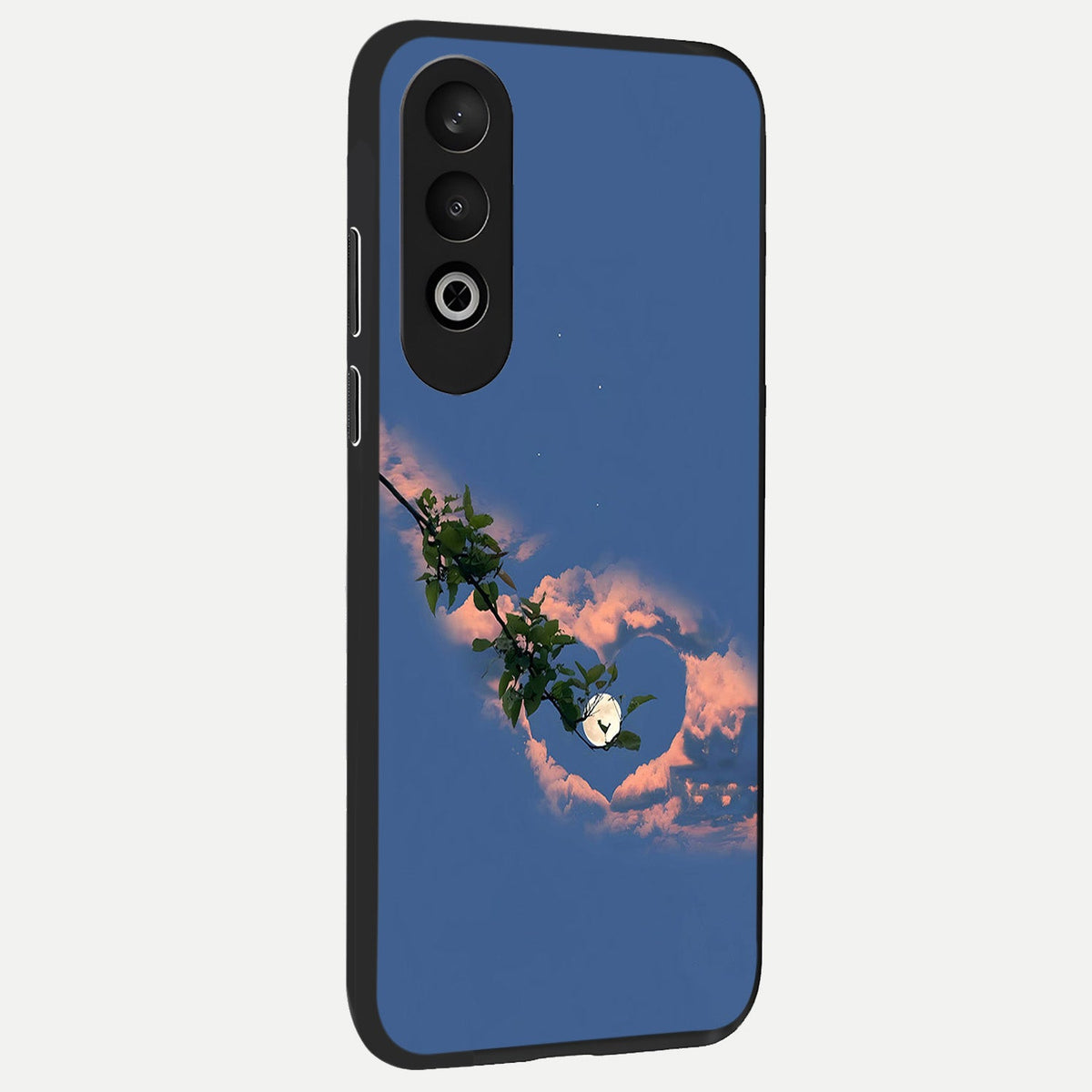 Sky Under Tree back cover For Oneplus Nord CE4 slim fit glass case with vibrant aesthetic design