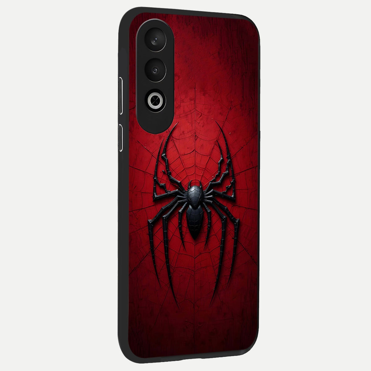 Superhero Web Emblem back cover For Oneplus Nord CE4 slim fit glass case with vibrant aesthetic design