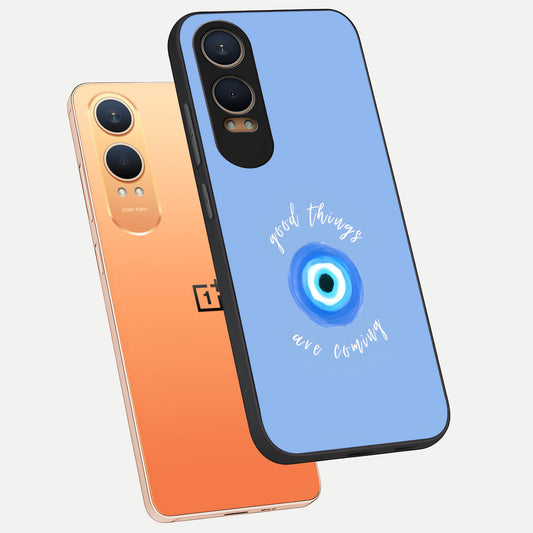 Bright Future Ahead phone case For Oneplus Nord CE4 Lite showing premium glass back cover with detailed artwork