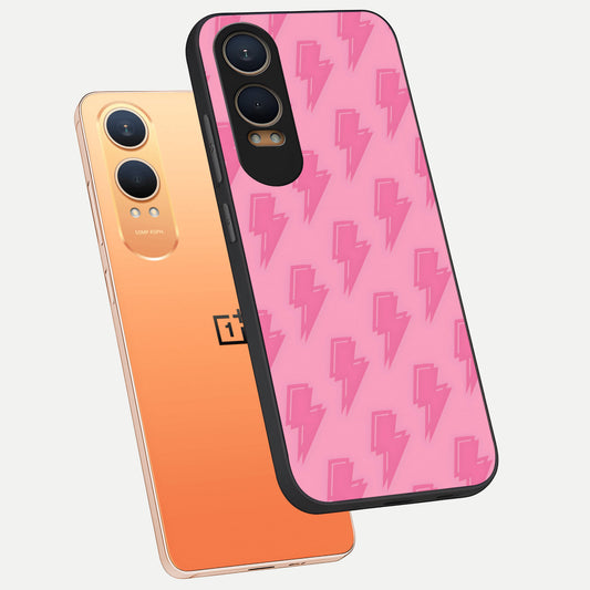 Pink Moo Magic phone case For Oneplus Nord CE4 Lite showing premium glass back cover with detailed artwork