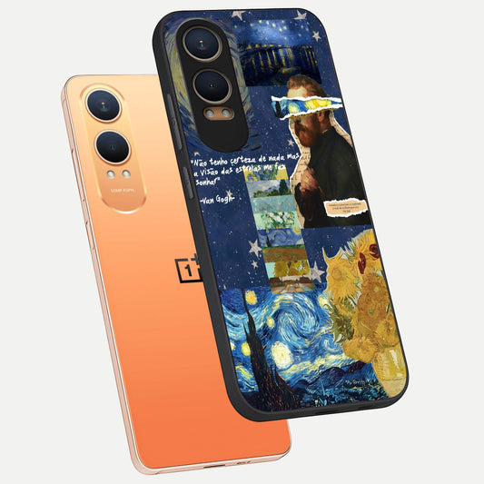 Starry Dream Vision phone case For Oneplus Nord CE4 Lite showing premium glass back cover with detailed artwork