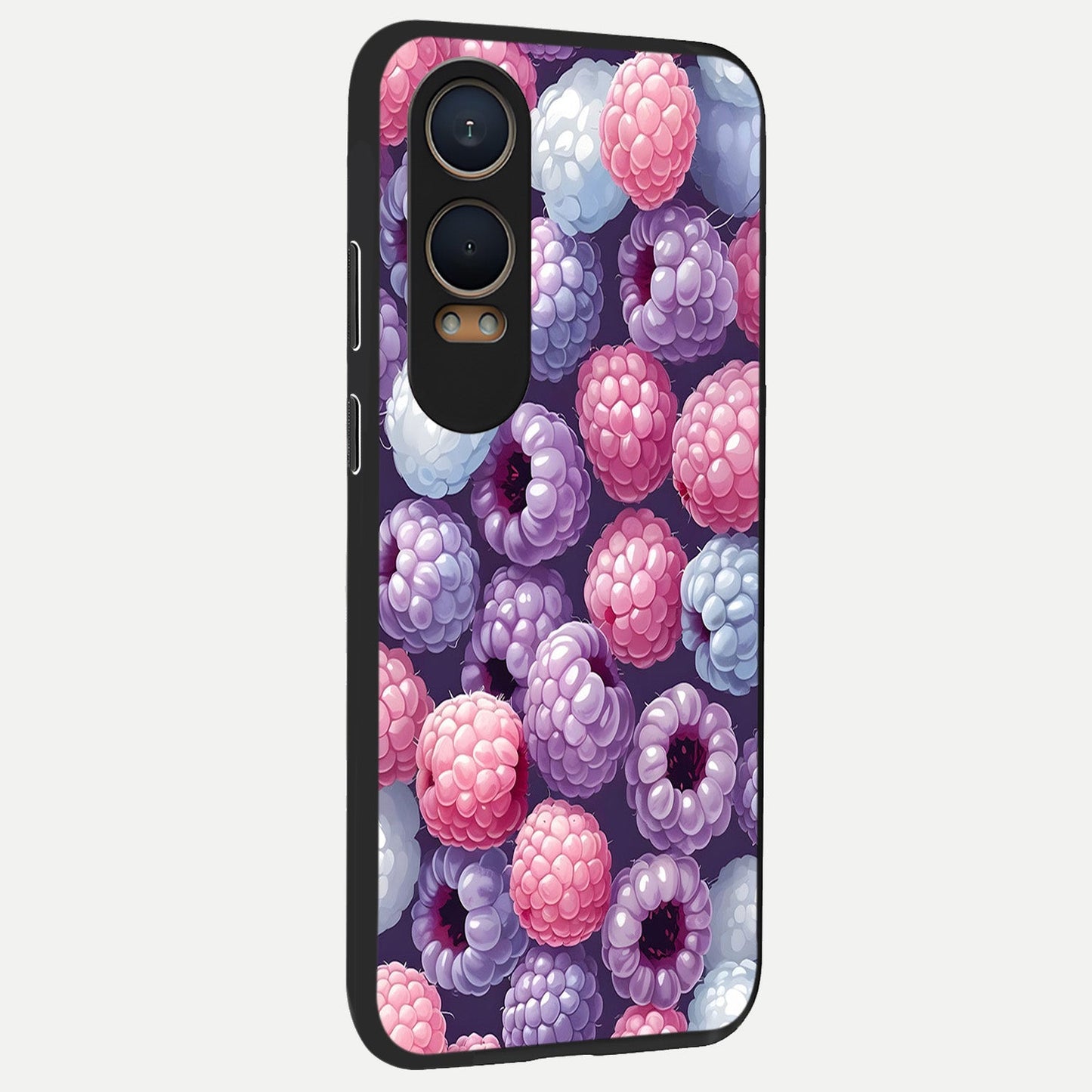 Berry Candy Pop back cover For Oneplus Nord CE4 Lite slim fit glass case with vibrant aesthetic design