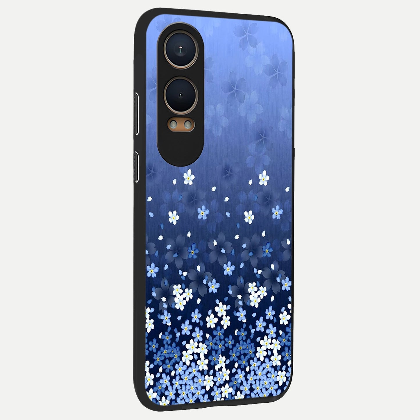 Blue Starry back cover For Oneplus Nord CE4 Lite slim fit glass case with vibrant aesthetic design