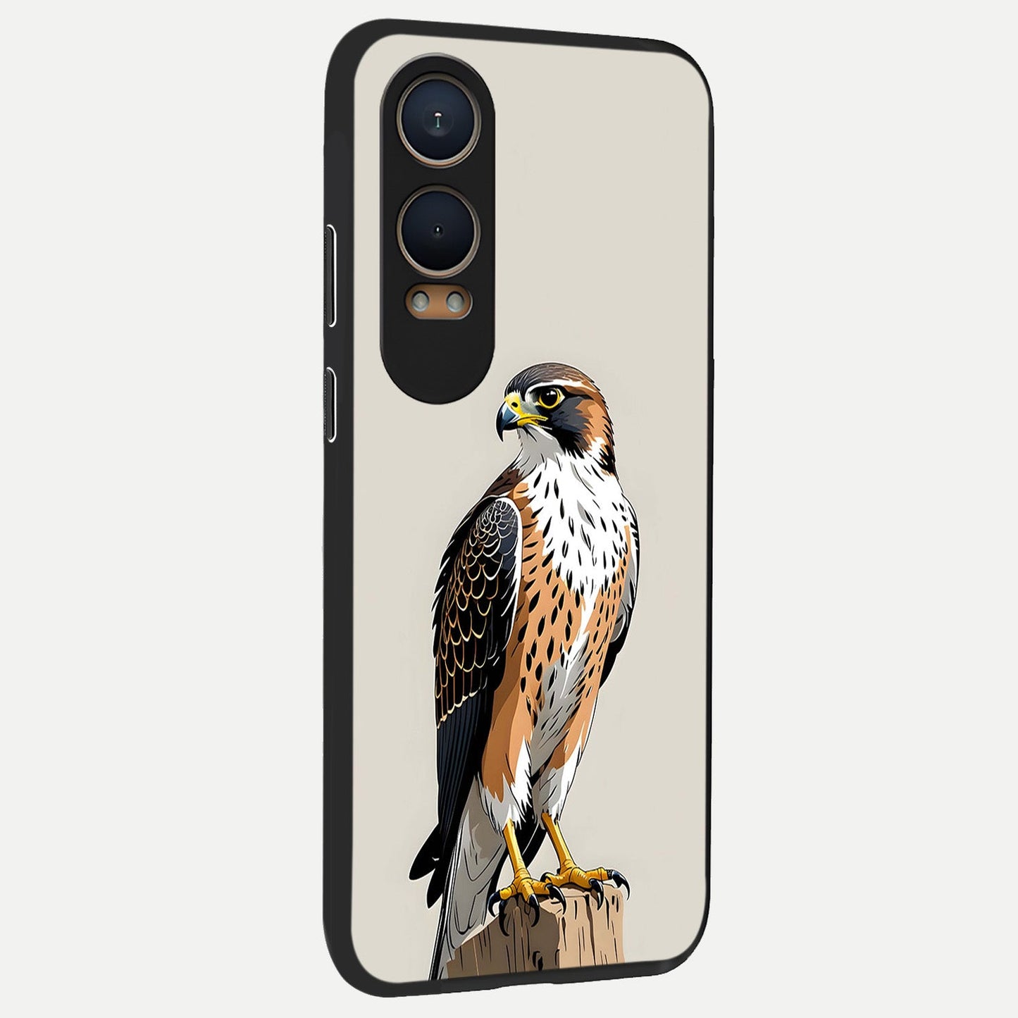 Clever Eagle back cover For Oneplus Nord CE4 Lite slim fit glass case with vibrant aesthetic design