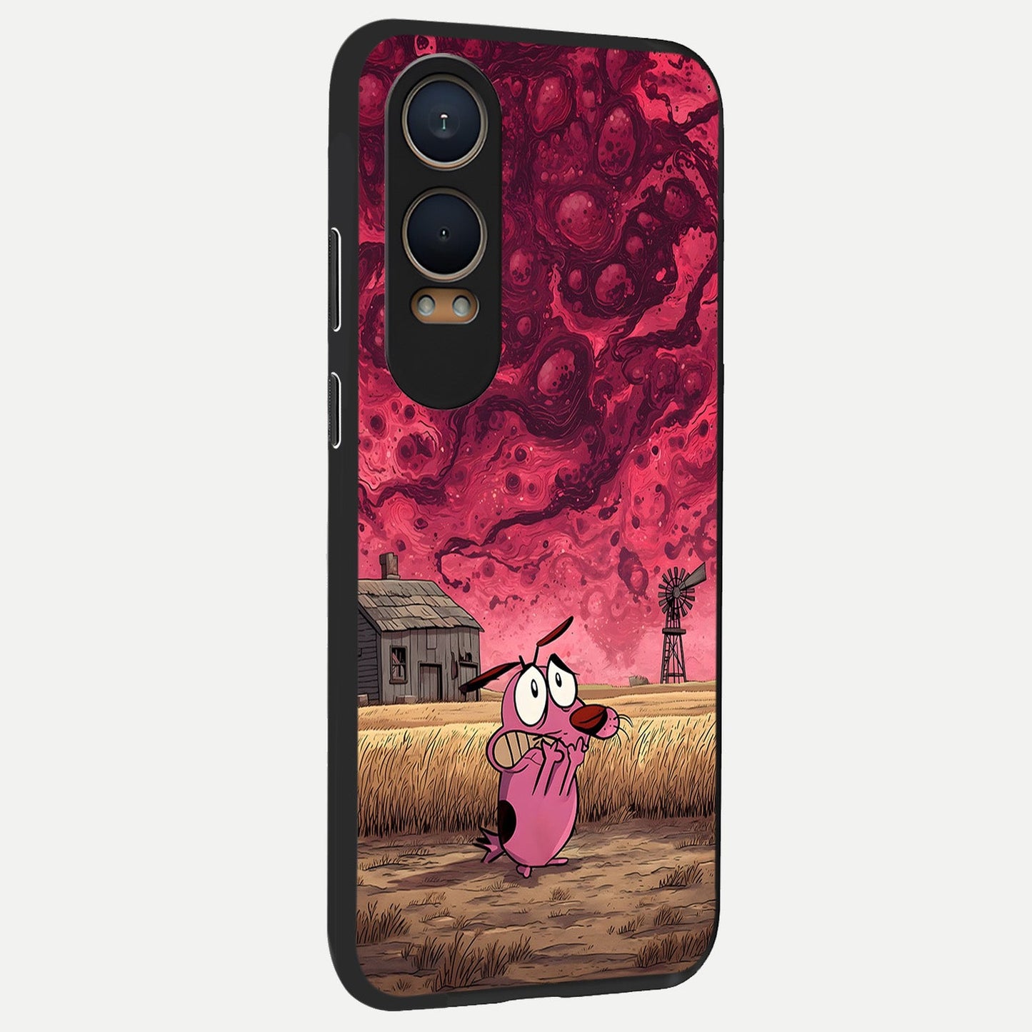 Courage Under Sky back cover For Oneplus Nord CE4 Lite slim fit glass case with vibrant aesthetic design