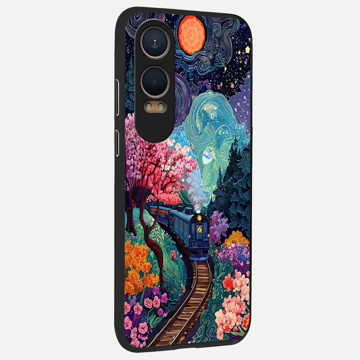Digital Art back cover For Oneplus Nord CE4 Lite slim fit glass case with vibrant aesthetic design