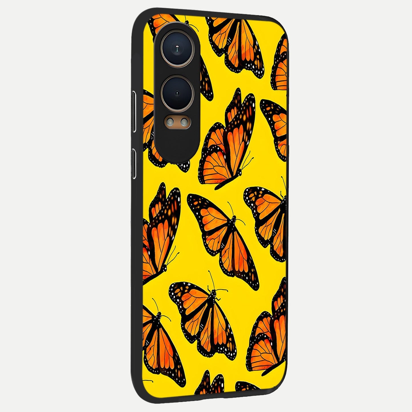 Golden Wing Flight back cover For Oneplus Nord CE4 Lite slim fit glass case with vibrant aesthetic design