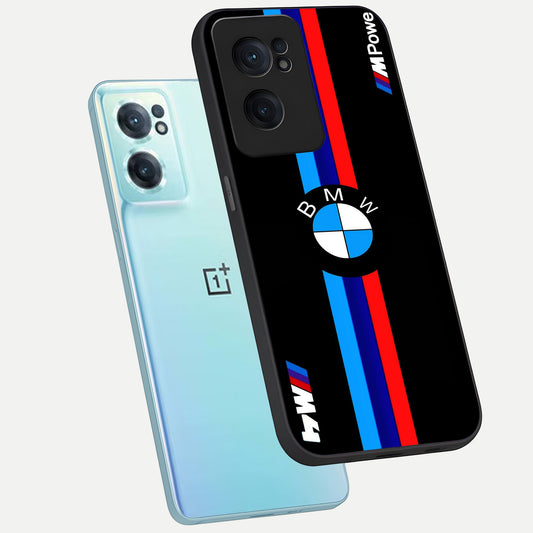 Turbo BMW Beast phone case For Oneplus Nord CE2 showing premium glass back cover with detailed artwork