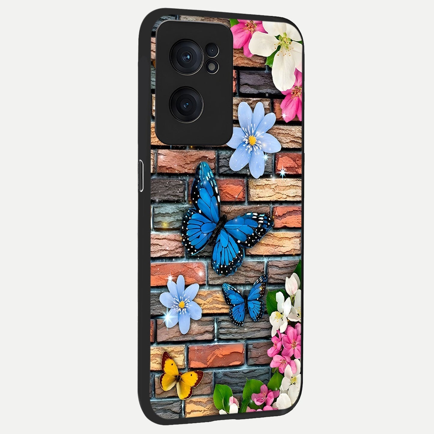 Brick Bloom Flight back cover For Oneplus Nord CE2 slim fit glass case with vibrant aesthetic design