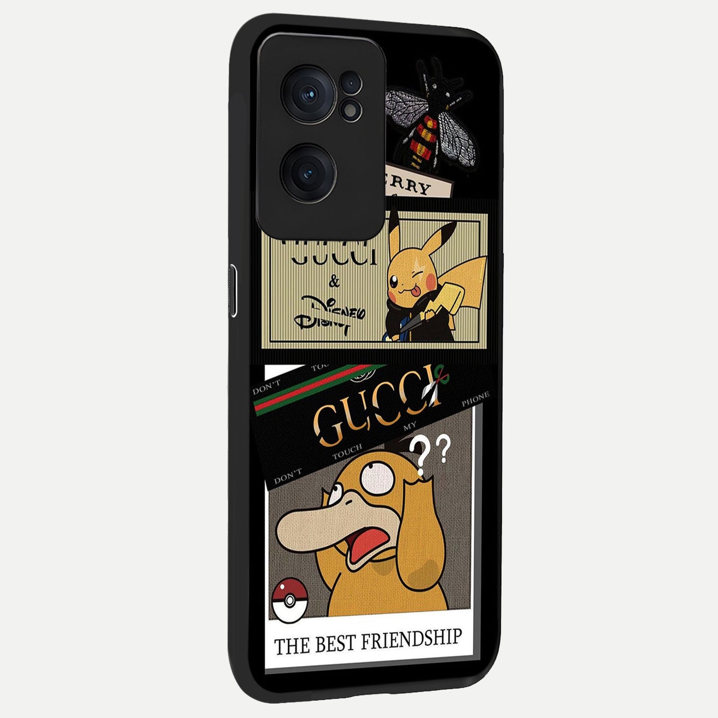 Cartoon Brand Play Mashup back cover For Oneplus Nord CE2 slim fit glass case with vibrant aesthetic design