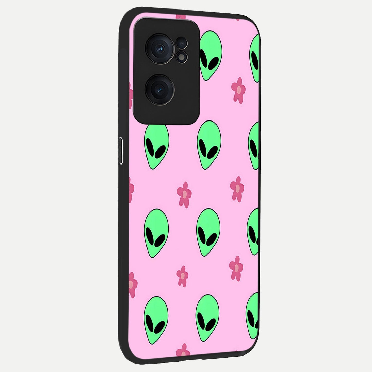 Cosmic Cute Crush back cover For Oneplus Nord CE2 slim fit glass case with vibrant aesthetic design