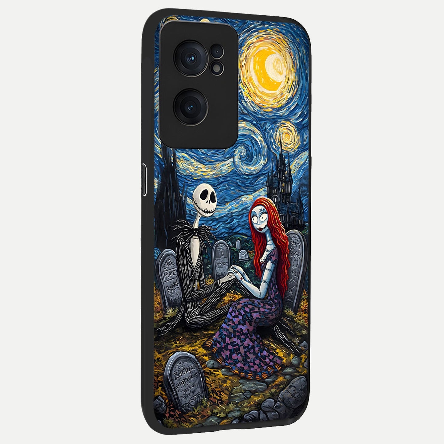 Eternal Night Love back cover For Oneplus Nord CE2 slim fit glass case with vibrant aesthetic design