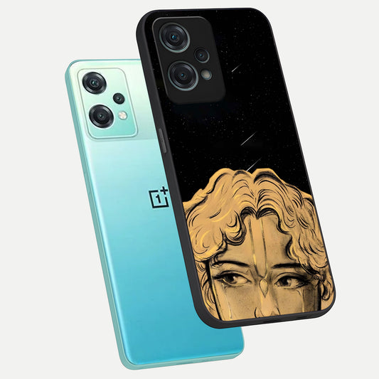 Celestial Gods Plan phone case For Oneplus Nord CE2 Lite showing premium glass back cover with detailed artwork
