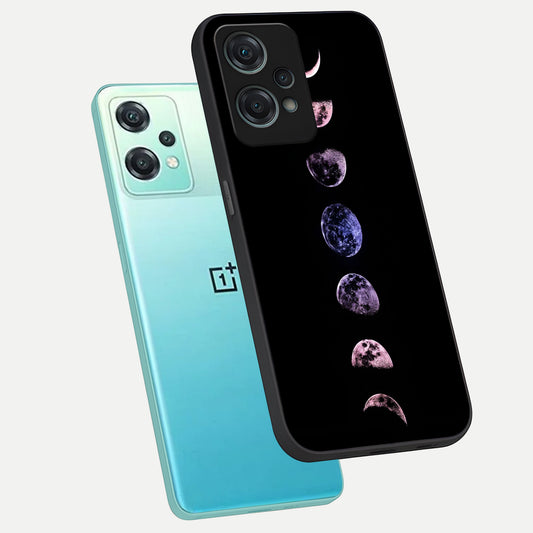 Crimson All Planets phone case For Oneplus Nord CE2 Lite showing premium glass back cover with detailed artwork