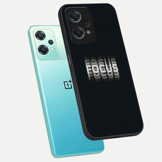 Mono Focus Vision phone case For Oneplus Nord CE2 Lite showing premium glass back cover with detailed artwork