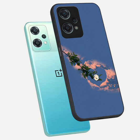 Sky Under Tree phone case For Oneplus Nord CE2 Lite showing premium glass back cover with detailed artwork