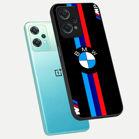 Turbo BMW Beast phone case For Oneplus Nord CE2 Lite showing premium glass back cover with detailed artwork