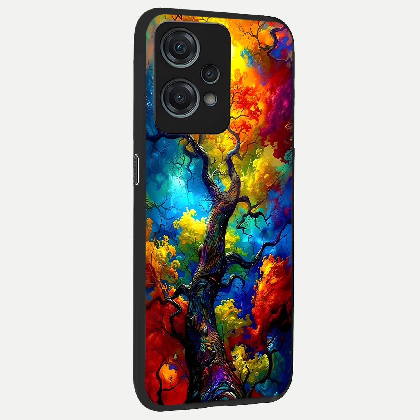 Colorful Soda Bottles back cover For Oneplus Nord CE2 Lite slim fit glass case with vibrant aesthetic design