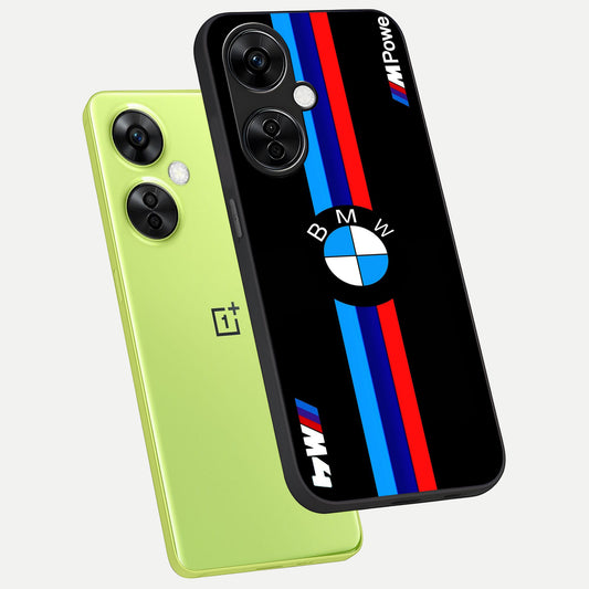 Turbo BMW Beast phone case For Oneplus Nord CE3 Lite showing premium glass back cover with detailed artwork