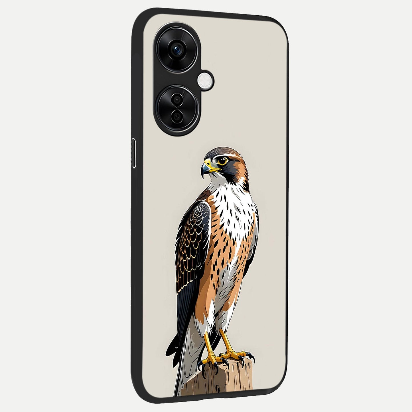 Clever Eagle back cover For Oneplus Nord CE3 Lite slim fit glass case with vibrant aesthetic design