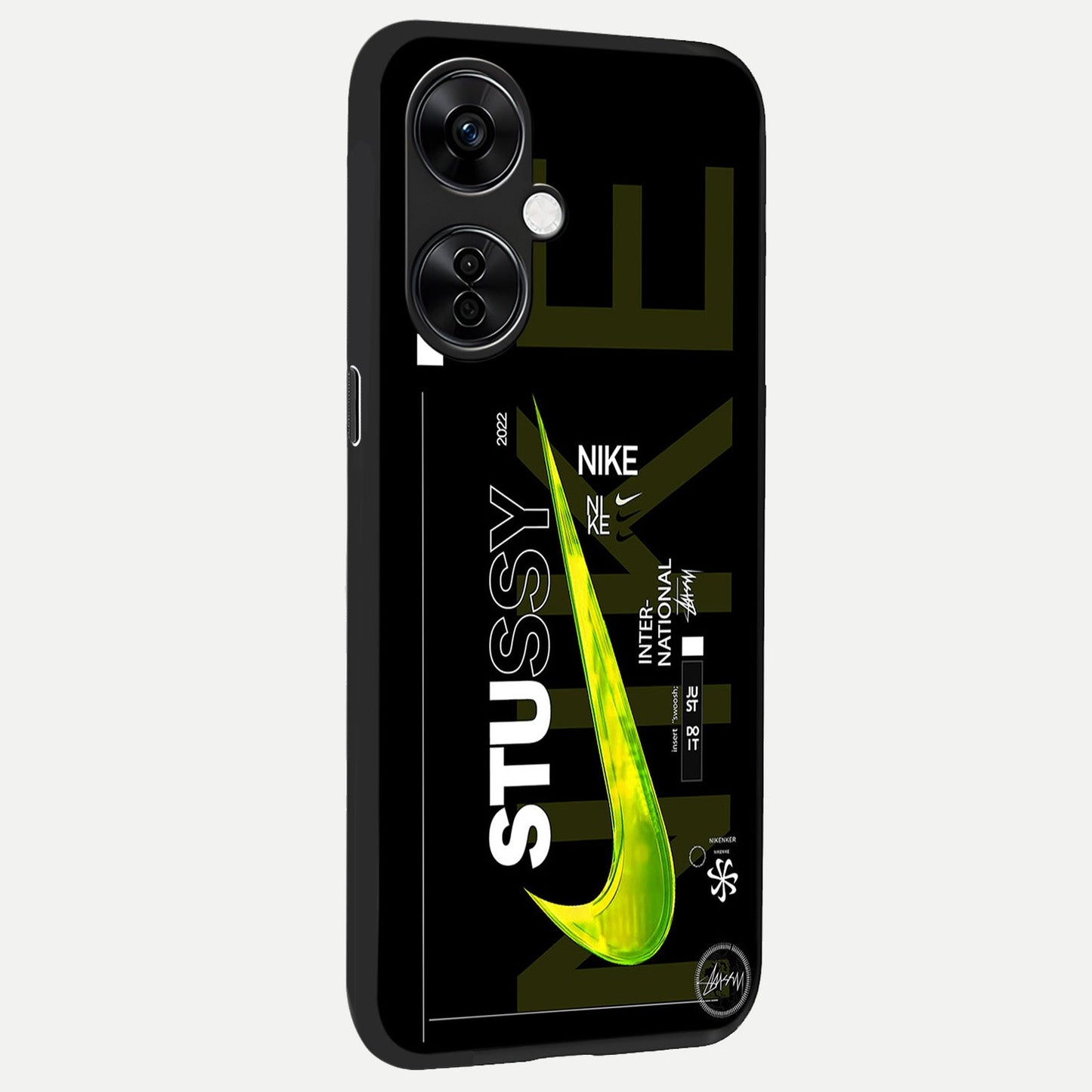 Neon Street Edition back cover For Oneplus Nord CE3 Lite slim fit glass case with vibrant aesthetic design