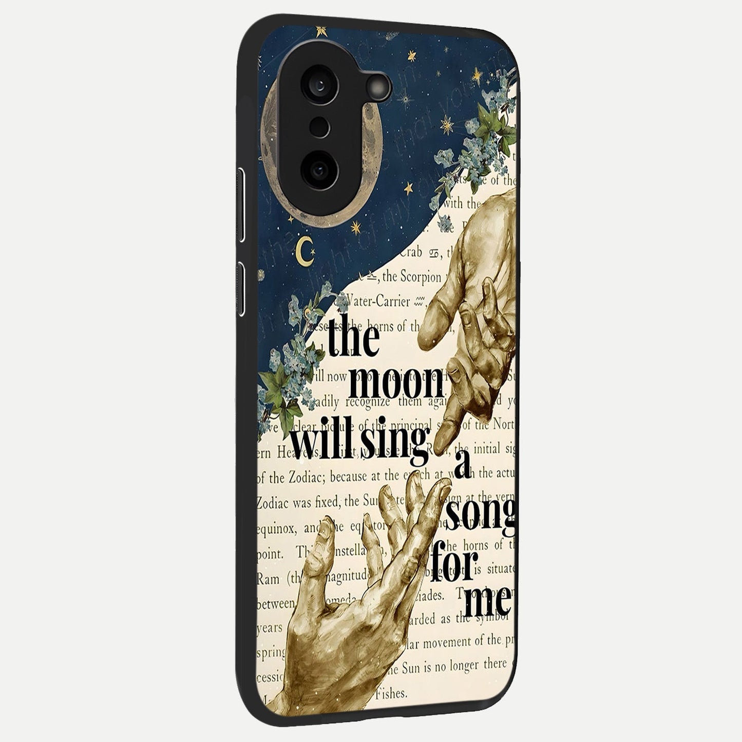 Aesthetic Divine back cover For Oneplus Nord CE5 slim fit glass case with vibrant aesthetic design