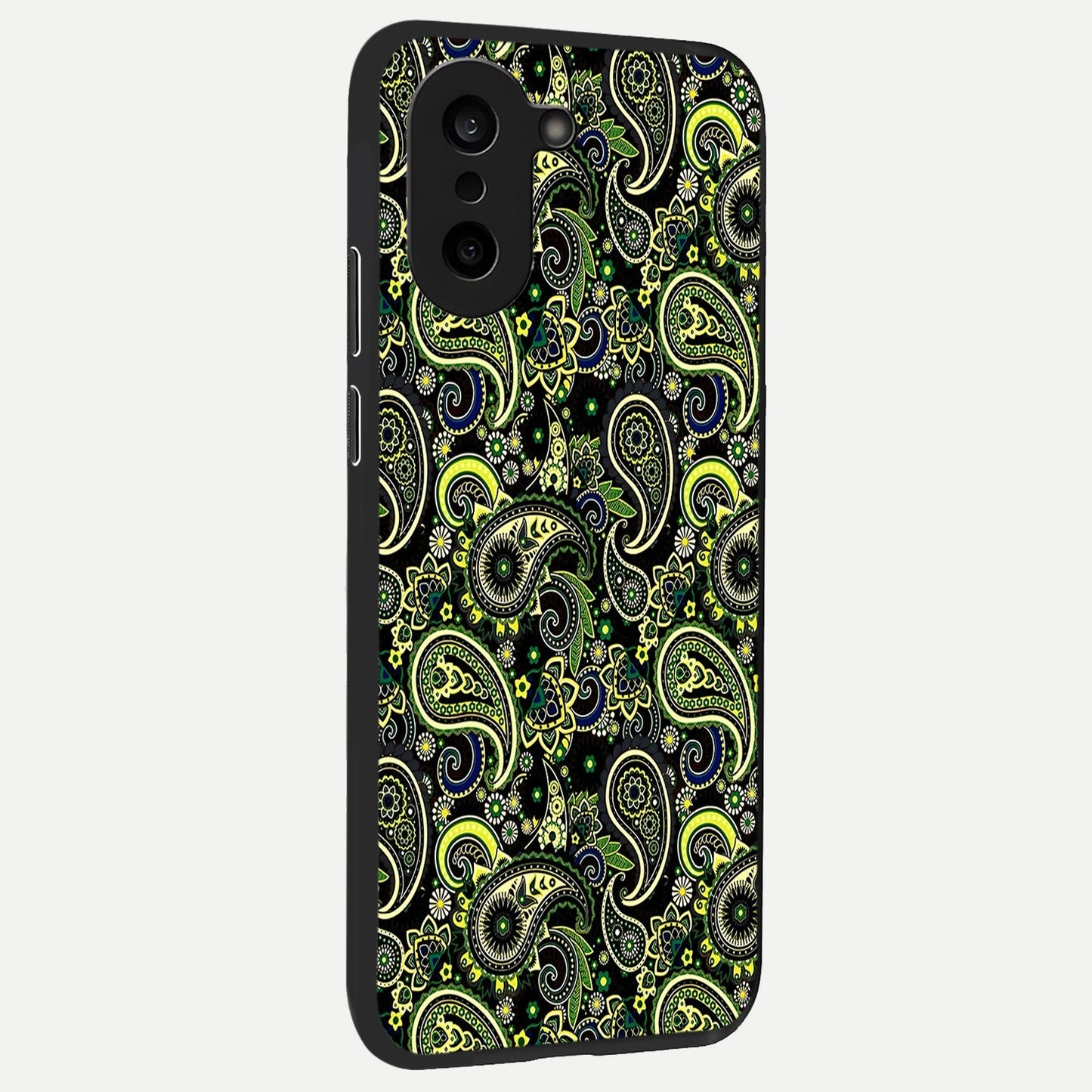 Green Lemon back cover For Oneplus Nord CE5 slim fit glass case with vibrant aesthetic design